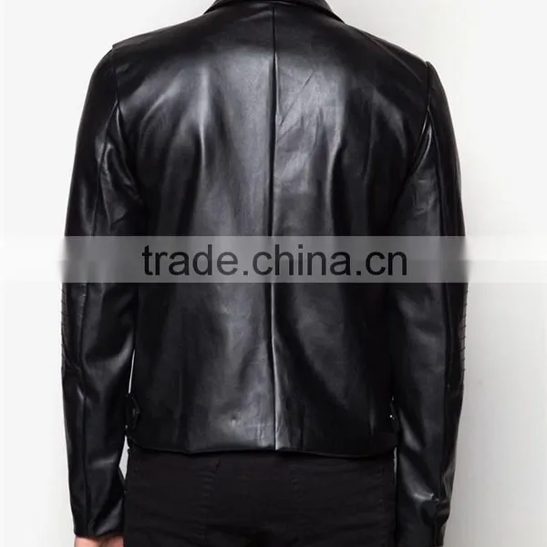 2017 Bulk Biker Jackets for Men Faux Leather Jackets photo-4