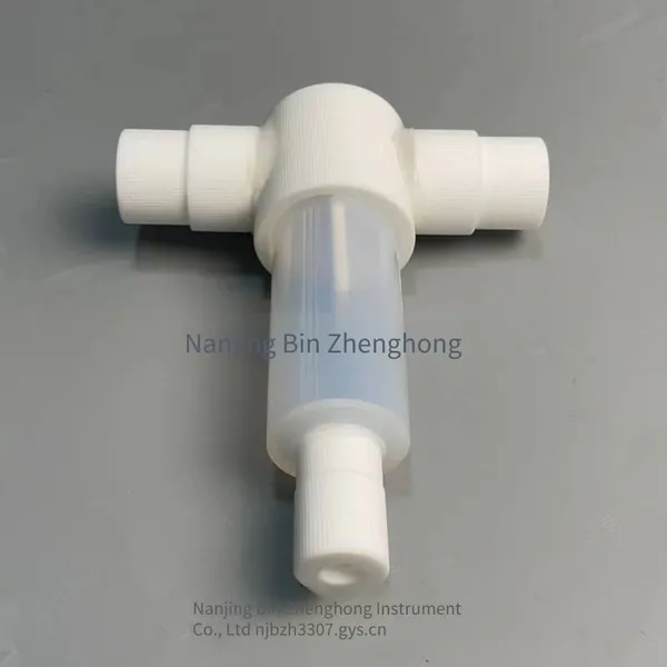 polytetrafluoroethylene pfa isolation buffer bottle, high-purity anti-corrosion gas absorption bottle, fluororesin plastic reaction bottle