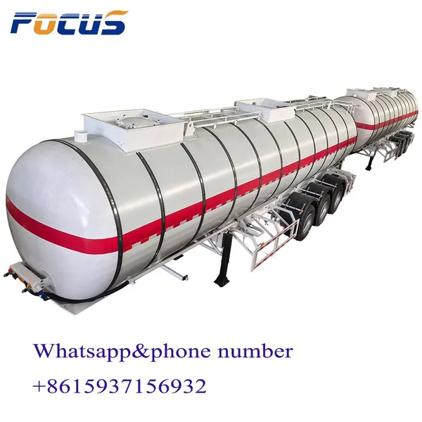 4 Axles 50000 Liters Oil Carbon Steel Tanker, Fuel Stanless Steel Tank Trailer,diesel Aluminum Alloy Tank Trailer,crude Oil Semi Tank Trailer photo-4