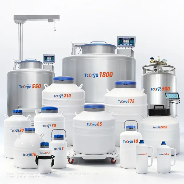 Guinea TcCryo 30L Semen Tank for Sale TcCryo Liquid Nitrogen Tank Wheeled Cart photo-5