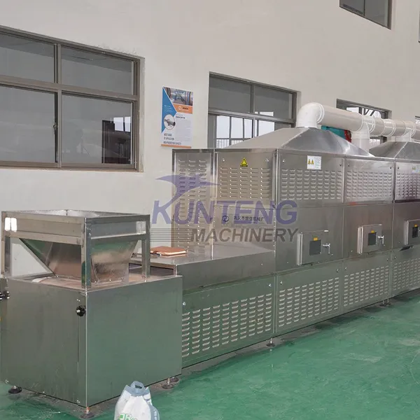 Sweet Potato Vegetable Tunnel Continuous Microwave Dryer Tableware Sterilisingn Equipment photo-2