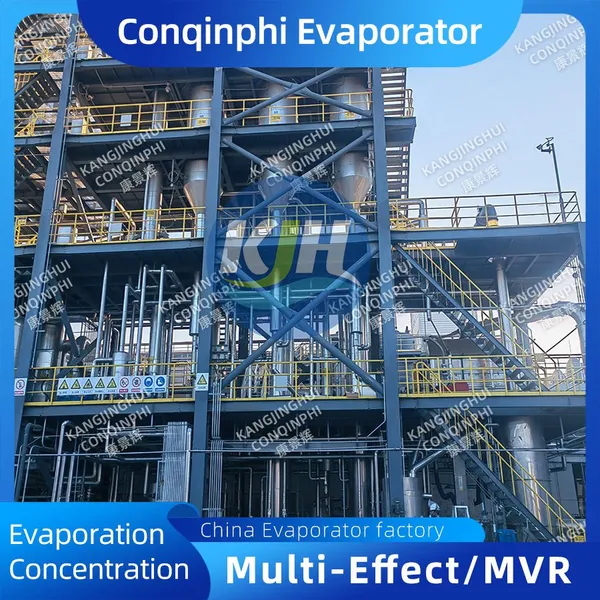 10 TPD Scraper Low Temperature Vacuum Drying Crystallizer for MVR MEE Mother Liquor Recovery photo-2