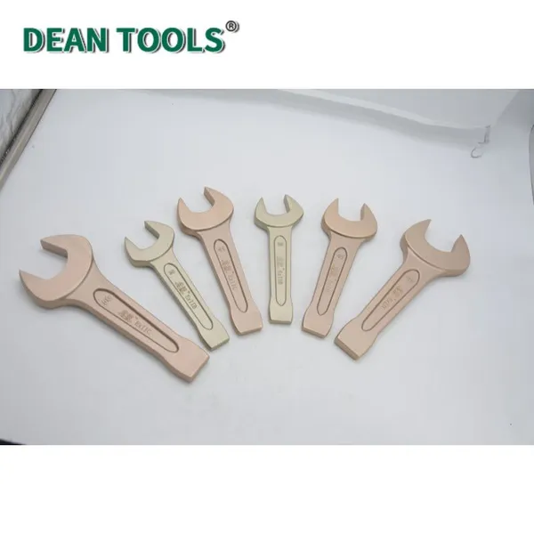 Non Sparking Striking Open End Wrench,Secure-Grip,Aluminum Bronze,Safety-Critical photo-3