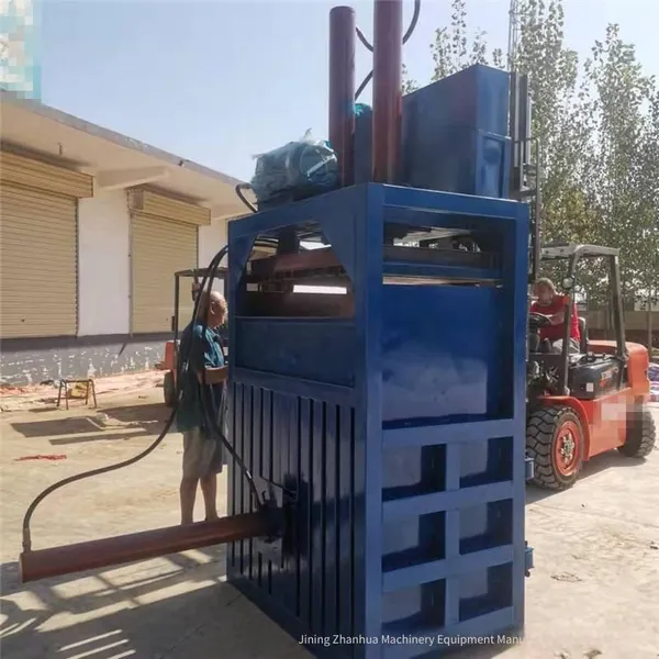 Vertical 30-ton Medicinal Material Baler, Hydraulic Woven Bag Bundling Machine, Hydraulic Baler for Waste Film Scraps photo-3