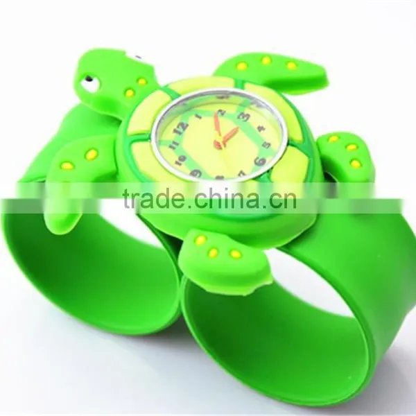 Fancy Silicon Rubber Bracelet Watch for Child Watch