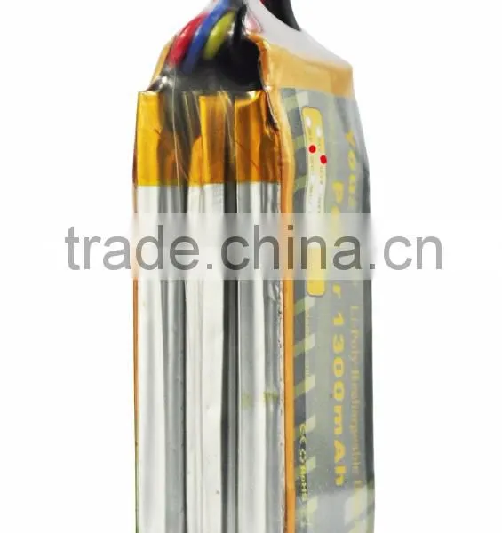 You&Me 3S 11.1V 1300mAh 25C Lithium Polymer Battery For RC Quadcopters RC Models photo-4