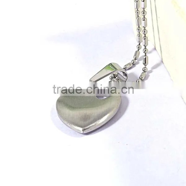Most Popular Products Engravable Stainless Steel Heart Pendant photo-3