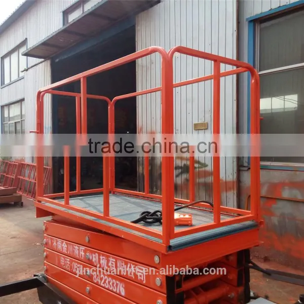1.35~16m, 0.3 Ton Hydraulic Motorcycle Mobile Small Mini Scissor Lift Table With Roller on Sale SJY0.3-16 photo-4