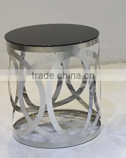 KTV High Quality Small Glass Round End Table photo-3