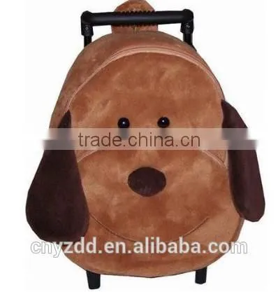 Lovely Kids Trolley Plush School Bag/kids School Bag With Wheels photo-2