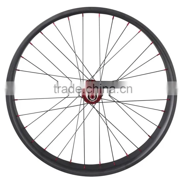 26er Carbon Fatbike Rims 90mm Width Clincher Tubeless Ready Fat Bicycle Wheels photo-2
