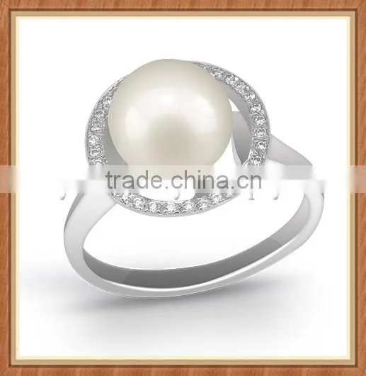Freshwater Pearl Jewelry 925 Sterling Sliver Rings photo-4