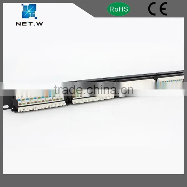 LED Light Cat6 Patch Panel Network, Cat6 Patch Panel 24 Port photo-4