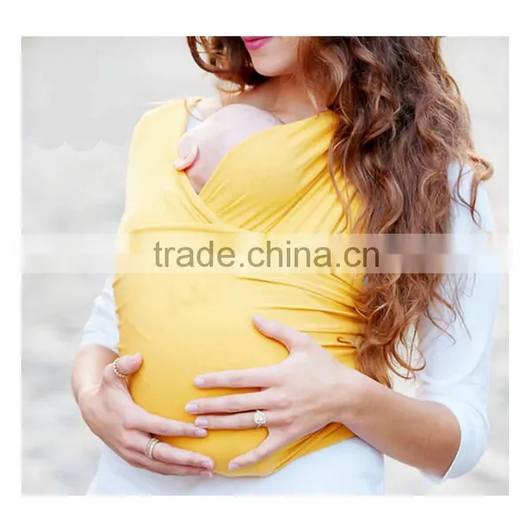 2016 New Style Baby Girls Colorful Baby Wrap Cotton Baby Carrier / Stretch Wrap Carrier Cotton Original Baby Wrap