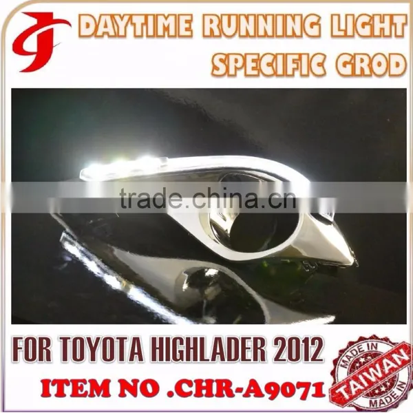 Car Accessories FOR Toyota Highlander 2012 DRL Daytime Running LIGHT photo-2