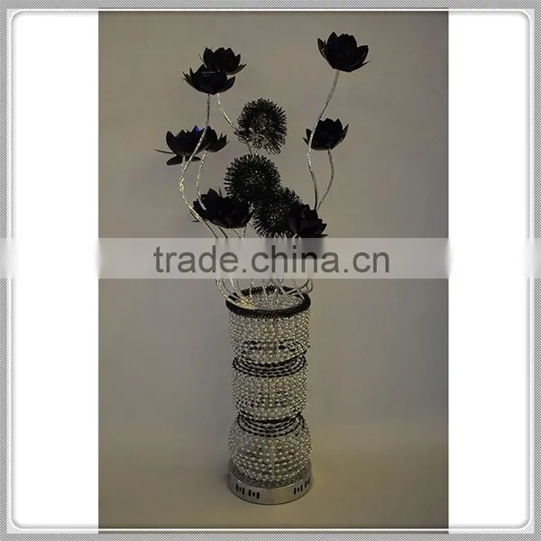 RGB LED Indoor Decoration Aluminum Led Table Lamp Wire Lamp Lotus Flower