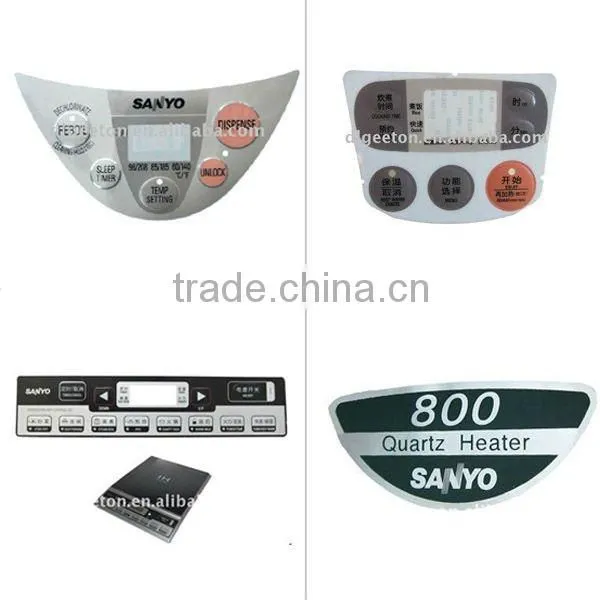 Tactile Plastic Membrane Overlay Keypad Manufacture
