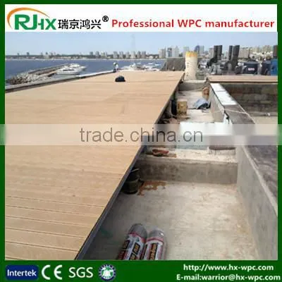 Plastic Outdoor Deck Flooring for Anti-slip Wpc Outdoor Swimming Pool Flooring photo-6