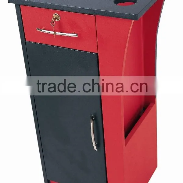 2015 HONGZI Hot Sale Red Painting Salon Trolley photo-2