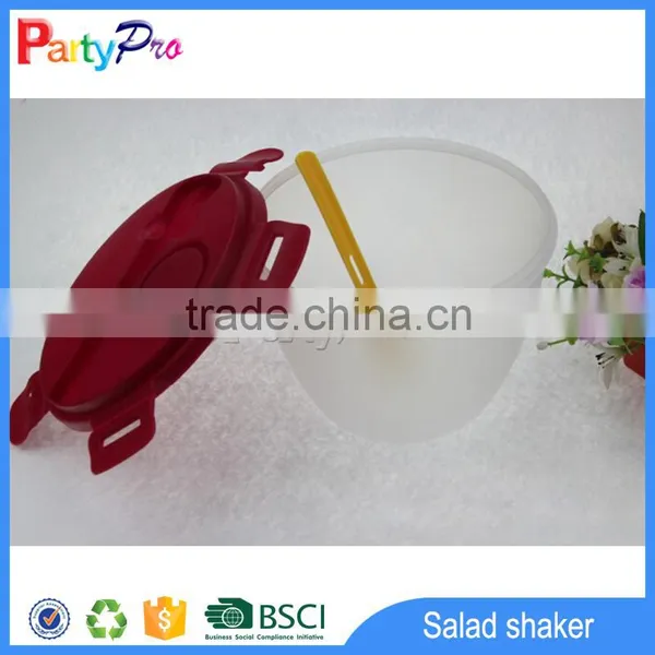 Hot New Products for 2016 Food Grade PP Salad Cup Keep Fresh Salad Shaker With Fork photo-2
