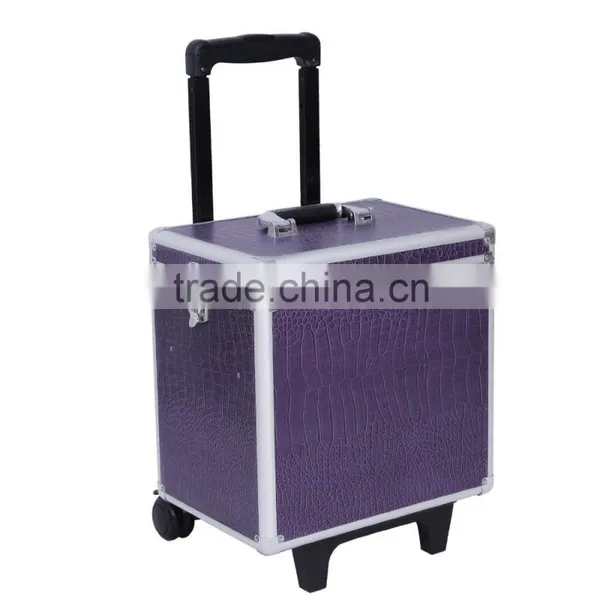 Trolley Cosmetic Case, Pro Vanity Beauty Storage Suitcase photo-6