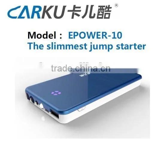 Carku 6000mah thin 200g emergency portable mini jump starter for car