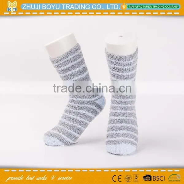 BY-161603 Wholesale Health Care Socks White Crew Socks Fashion Women Socks