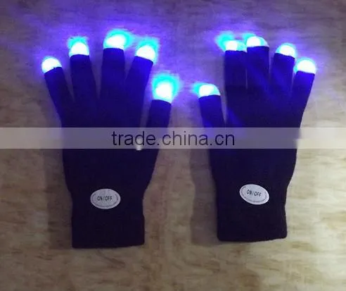 LED Glove Led Black Gloves With Led Lights
