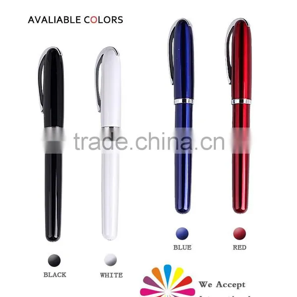 Cheap Advertising Promotional Metal Roller Pen With Logo Print High Quality Promotional Roller Pen photo-4