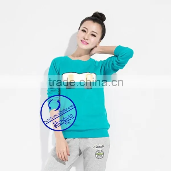 Cheap Wholesale Custom Printing Womens Crewneck Sweatshirt photo-4