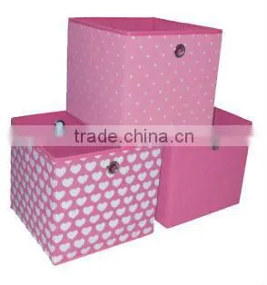 New Hot Sale Printing Foldable Non Woven Storage Box for Kids Quality Choice photo-3