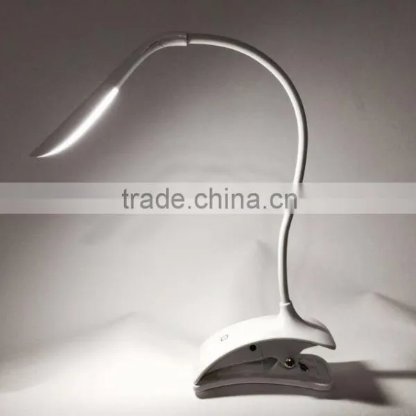 Battery Charging Smart Touch LED Eyes Protection Clip Desk Light photo-5