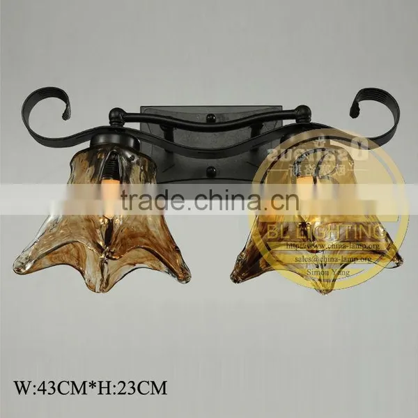 2014 Hot Sell Antique Cast Iron Lamps Have Iron Wall Lamp