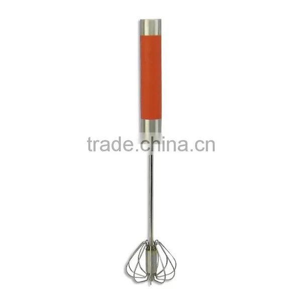 High Quality Tainless Steel Egg Whisk With Rubber Handle photo-3