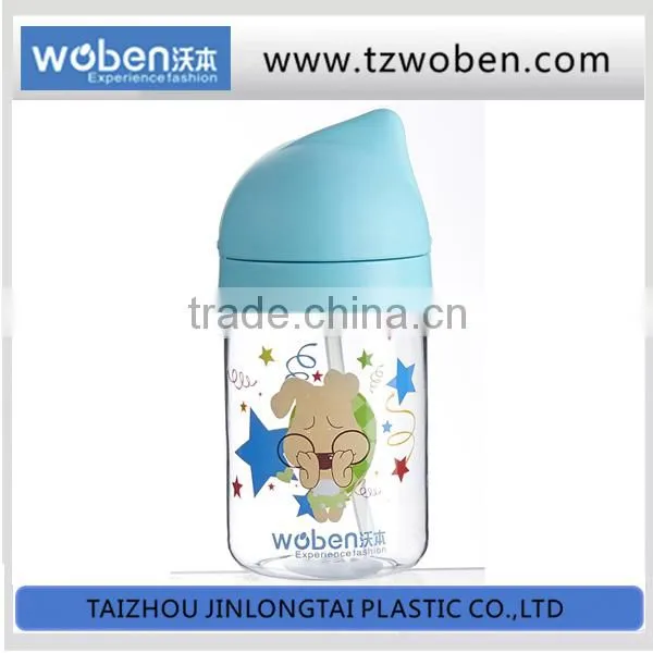 China Wholesale Baby Drinking Bottles With Silicone Straw China Supplier photo-3