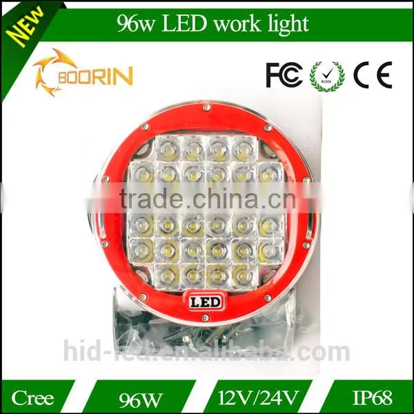 96W LED WORKING LIGHT 10v-30v Car Accessory Led Working Lamp Offroad Tractor Bus Train Led Work Lighting photo-3