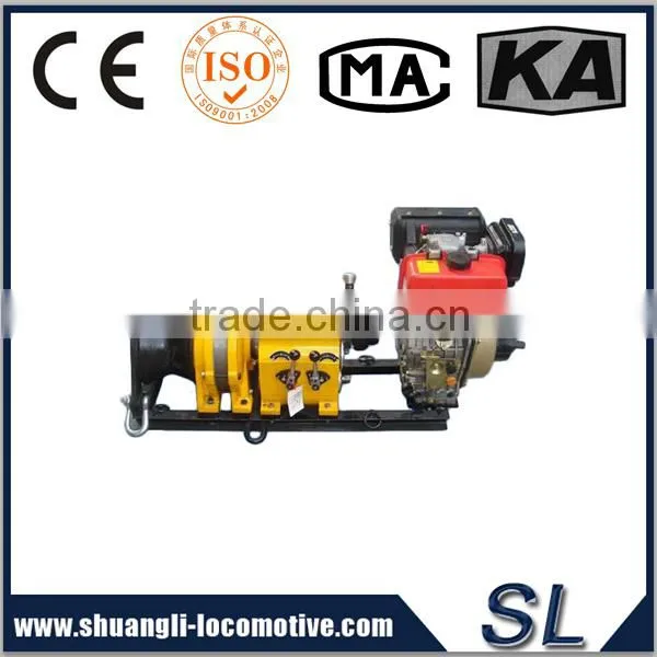 Gasoline Speedy Petrol 5 Tons Engine Powered Hoist Winch 5 Tons photo-4