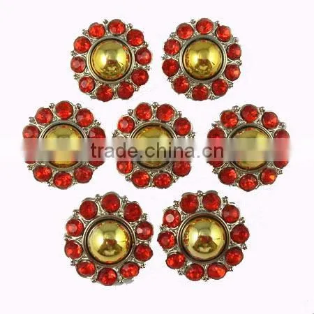 Hot Sale Wholesale Retail Sewing Button Acrylic Rhinestone Button With Shank Pearl Christmas Button For DIY Flower Center photo-6