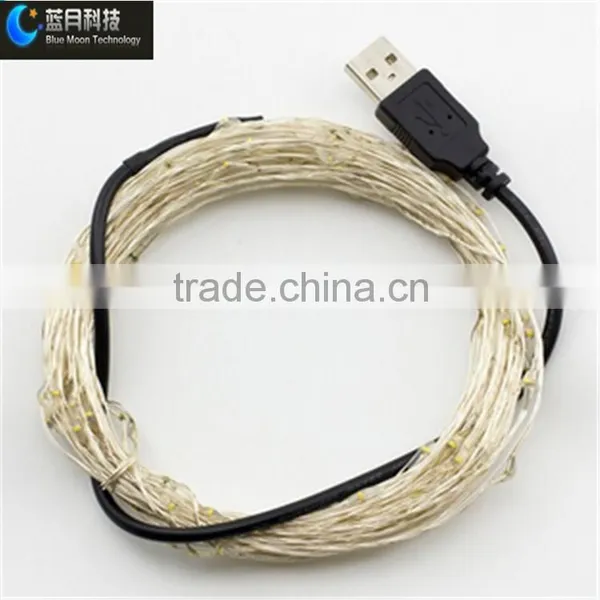 10m 100L Copper Wire USB Operated Led String Light