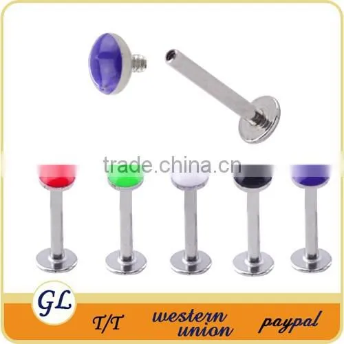 Hot Sale!fashion Colorful Lip Ring Magnetic Labret Stud Fake Lip Piercings photo-2