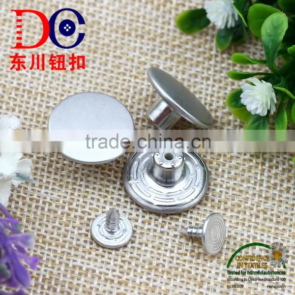 Hot Sale Factory Price Silver Jeans Button Jean Jacket Metal Button photo-3