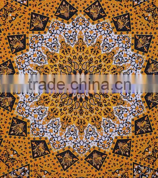 100%Cotton Indian Star Mandala Decorative Handmade Hippy Tapestry Throw Cotton Ethnic Bedspread Bohemian Wall Hanging Tapestries photo-4