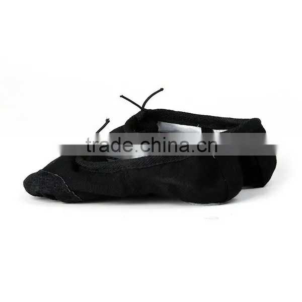 Wholesale Fashion Style Kids Soft Black and White Stripe Baby Girl Dance Shoes photo-5
