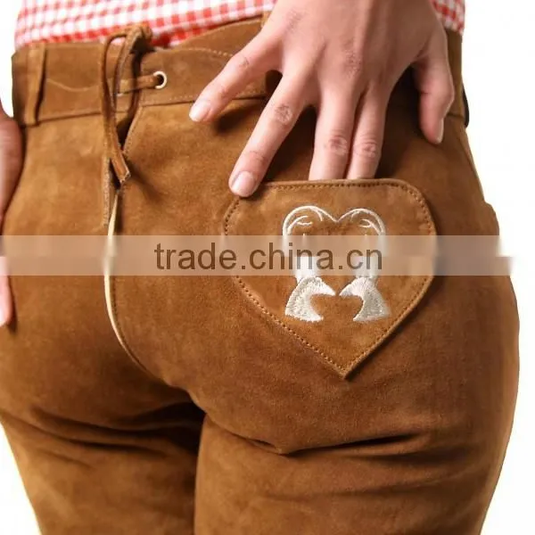 LADIES SHORT LEDER HOSE , Traditional German Shorts / TRACHTEN WEARS photo-6