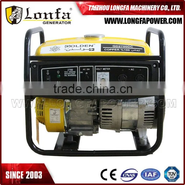High Quality Hot Sale Air-cooled Generator 220v Portable Generator,3Kw Gasoline Generator Ohv