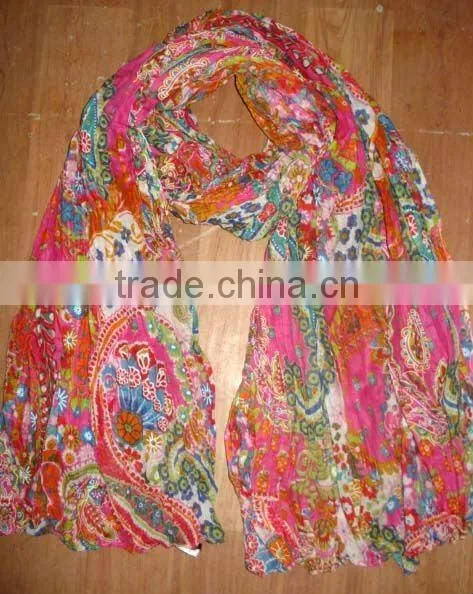 Hot Cotton Printed Scarf