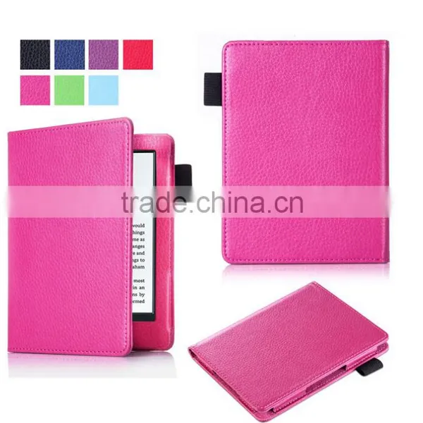 Litchi Pattern PU Leather Case for 2016 New Kindle 6" E-Reader, 6inch Leather Case for E-Reader New Kindle 2016 photo-6