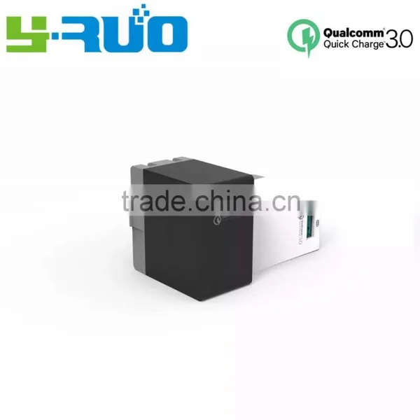 Output 18W UK EU, US Plug Qualcomm Certified Quick Charge QC 3.0 /2.0 Wall Charger Passed UL, ETL, FCC, CE photo-3