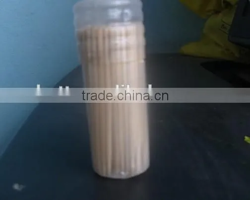 wholesale plastic tube double point wooden and bamboo toothpick