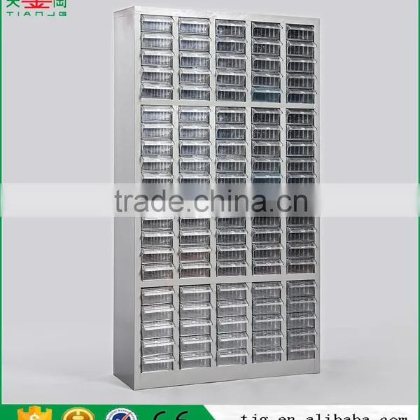 TJG-TP100 Taiwan Large Tall Storage Cabinet With Doors And 100 Drawers photo-3